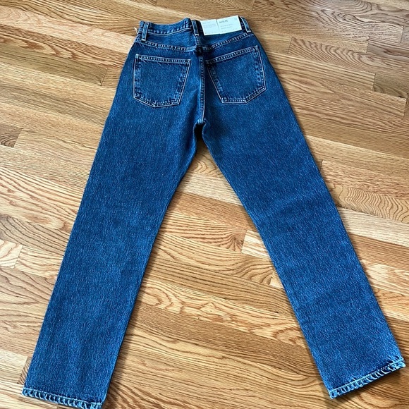 NWT AGolde 90’sPinch Waist High Rise Straight Size 24 - Picture 16 of 17